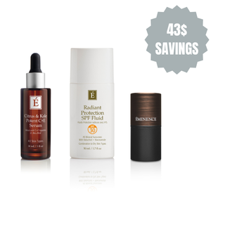 Éminence Protective Skin Essentials Bundle with RADIANT SPF FLUID
