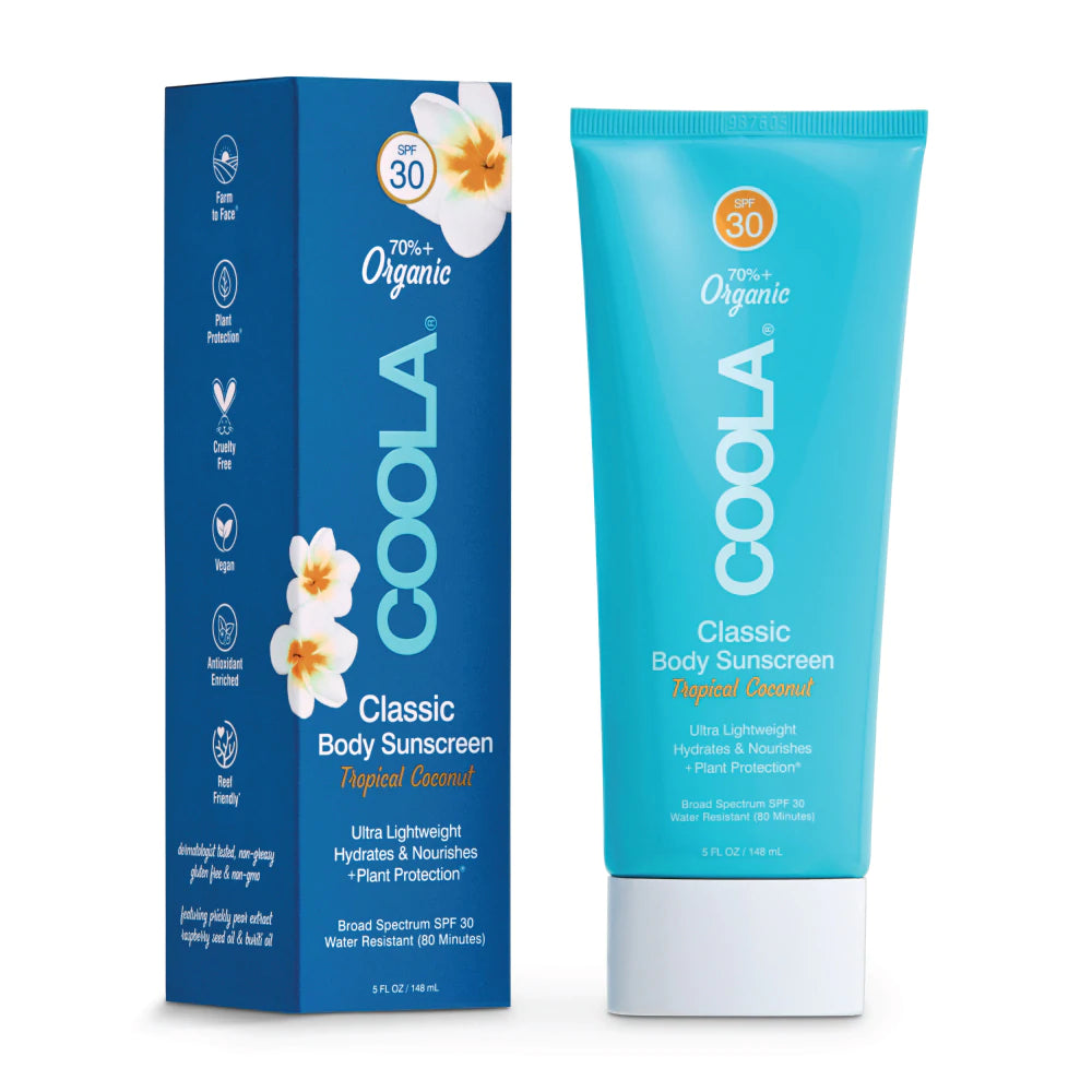 COOLA Classic Body Organic Sunscreen Lotion SPF 30 - Tropical Coconut