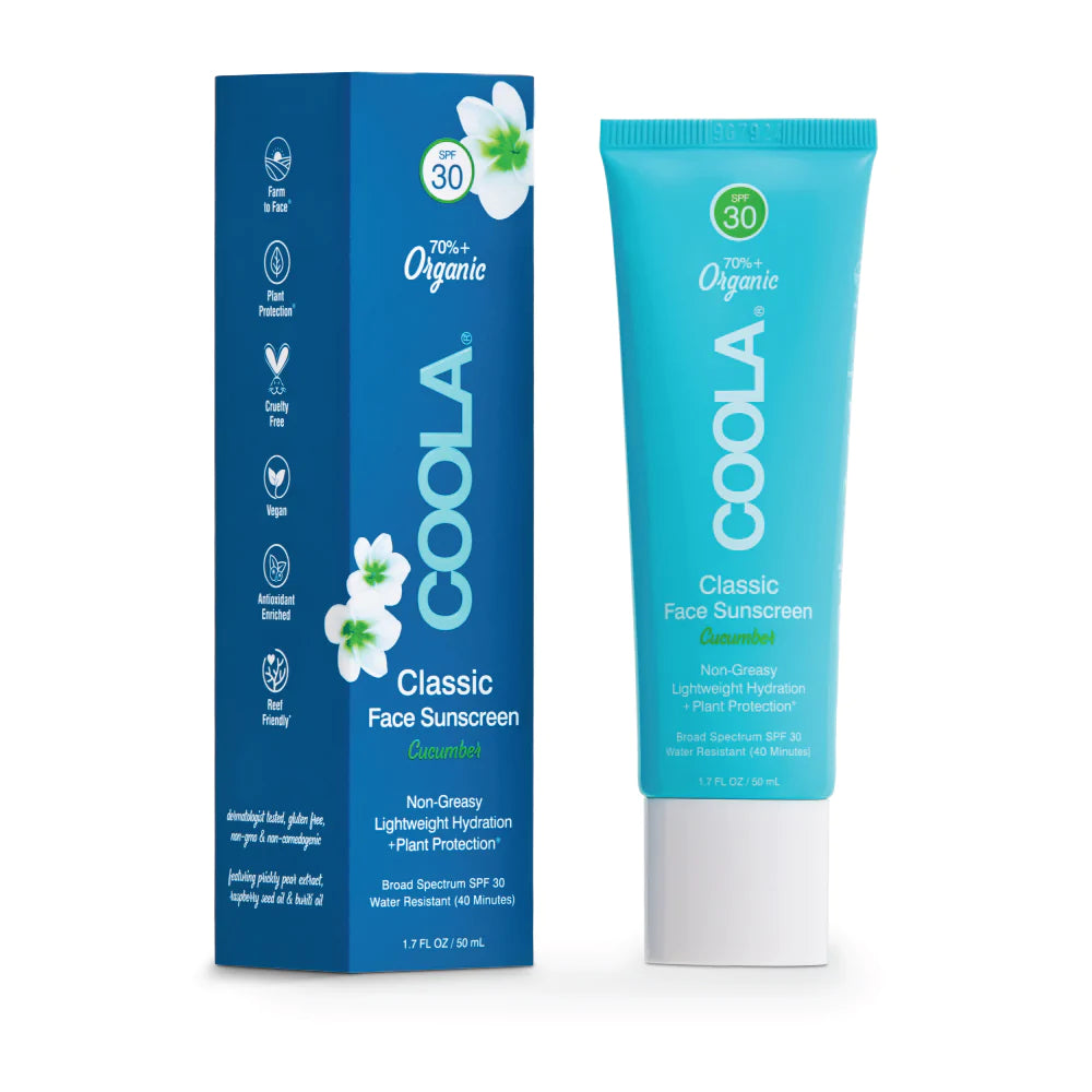 COOLA Classic Face Lotion SPF 30 Cucumber Scent